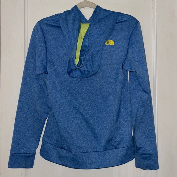 The North Face Blue and Green Hoodie - Picture 4 of 8